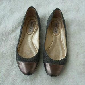 Jimmy Choo dark heather gray flats
